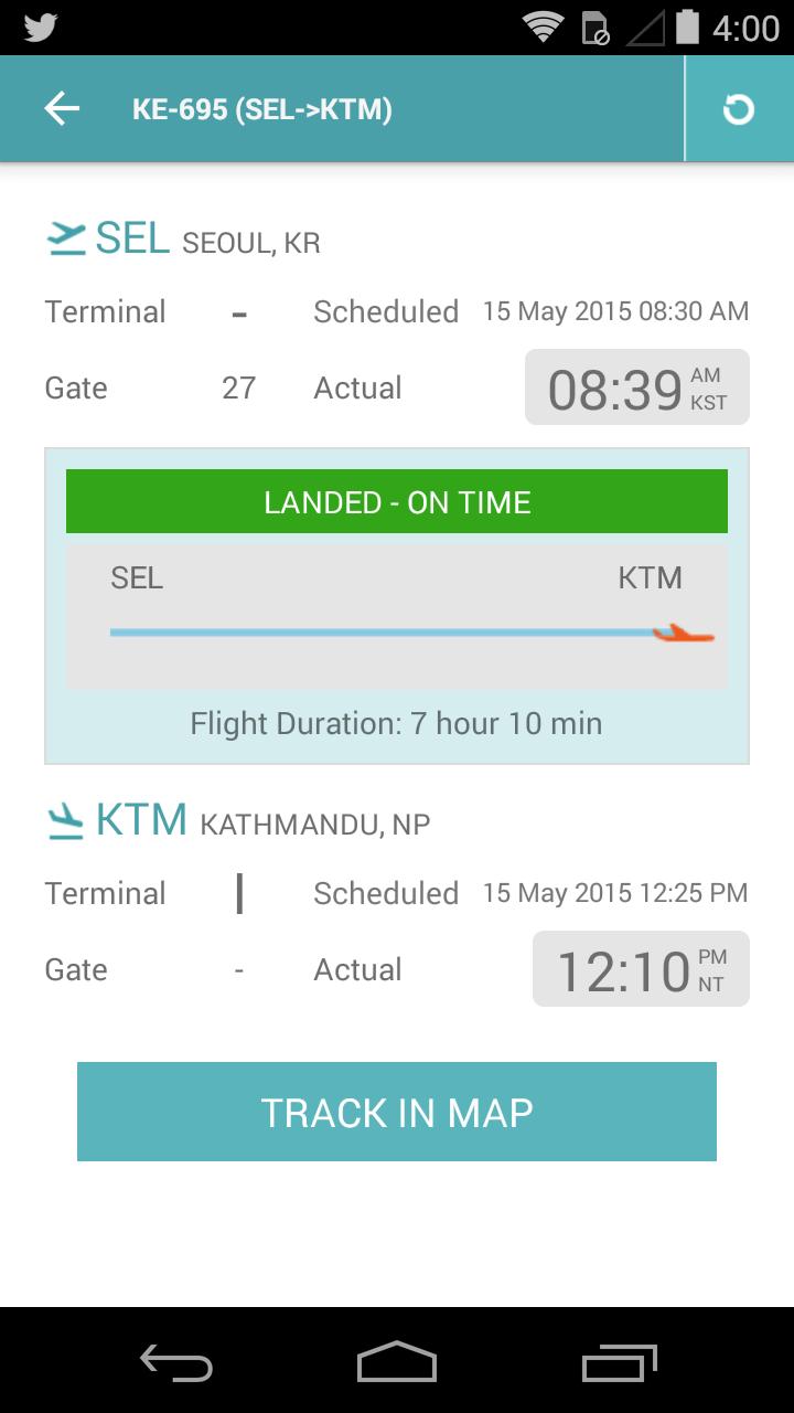 Flight Stats Nepal