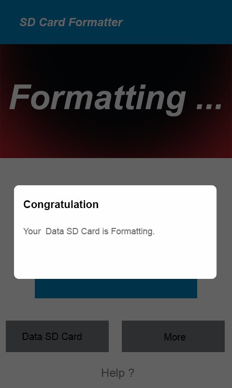 Repair Damaged SD Card Formatter