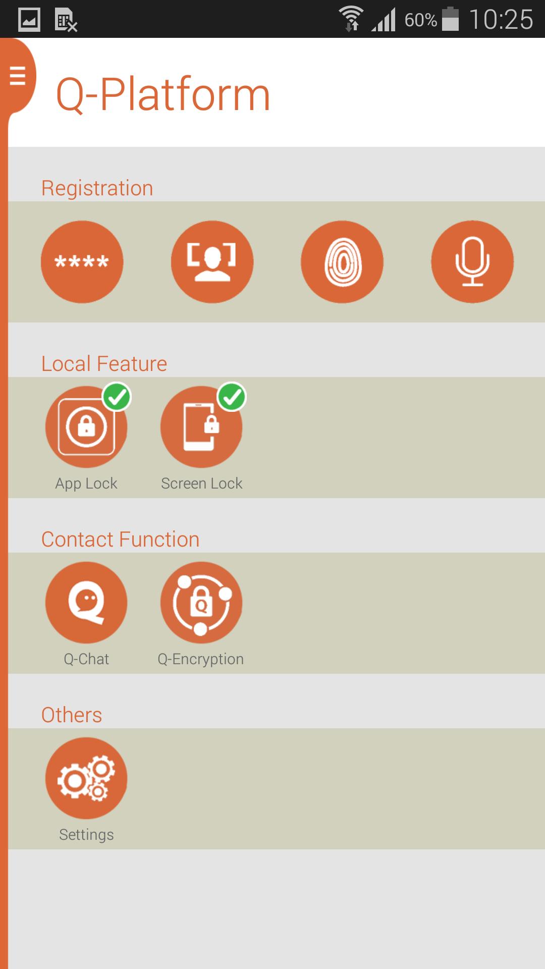 FingerQ Platform - lock app