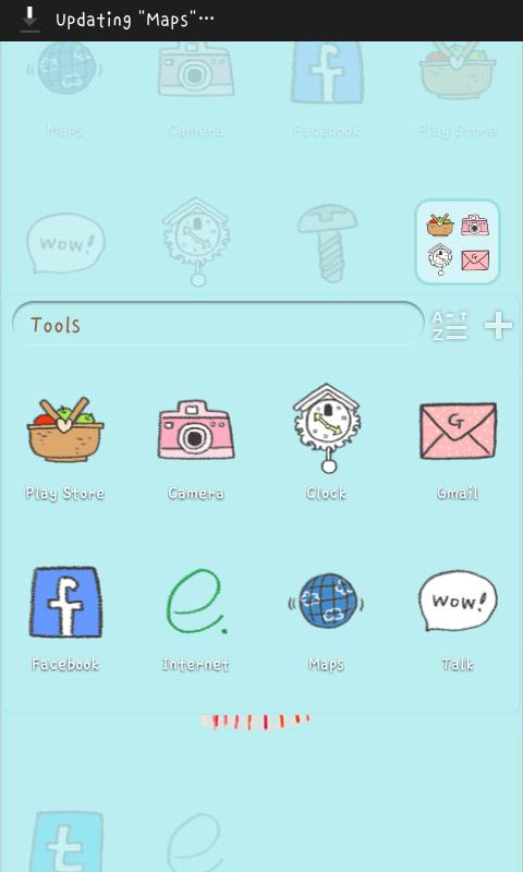Icecream go launcher Theme