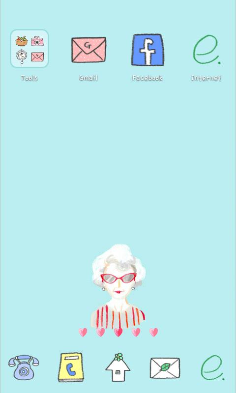 Icecream go launcher Theme