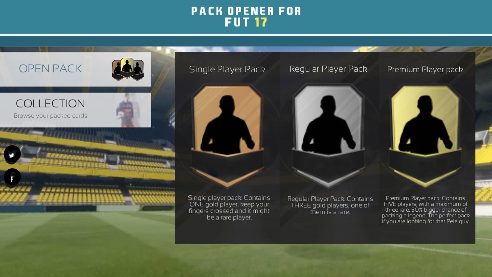 Pack Opener for Fifa 17