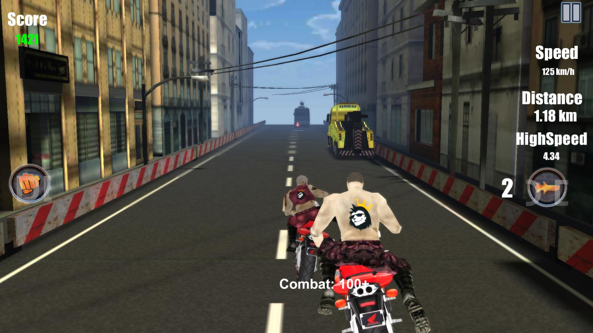 Crime Death Moto Rash Racing 2