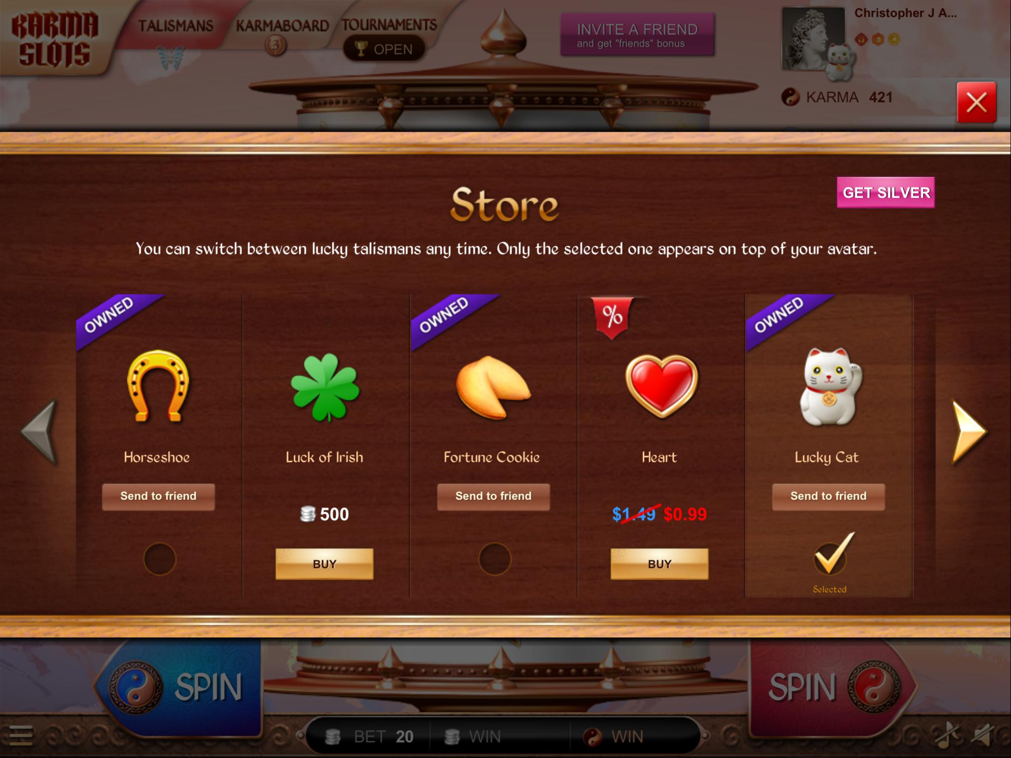 Karma Slots - Get Good Karma!