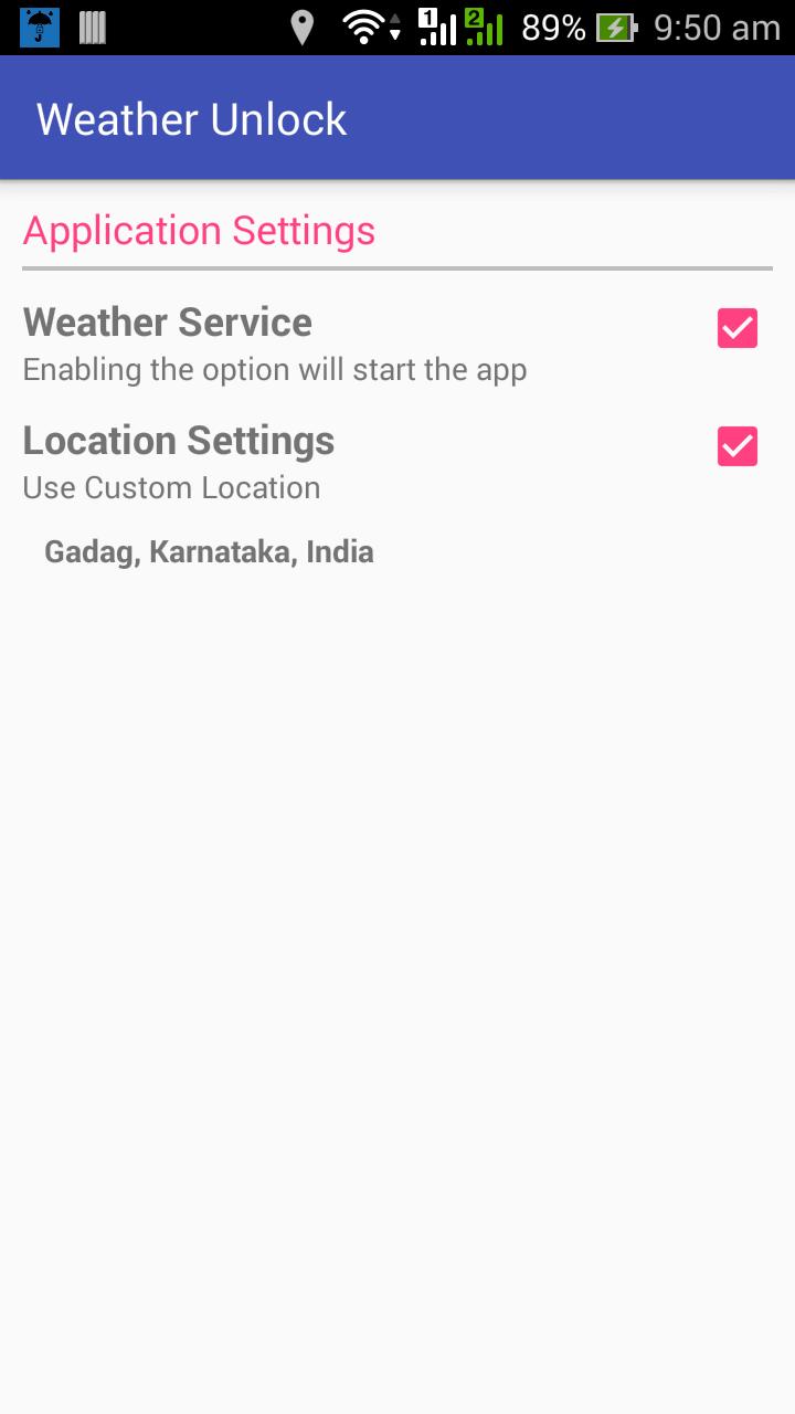 Unlock Weather