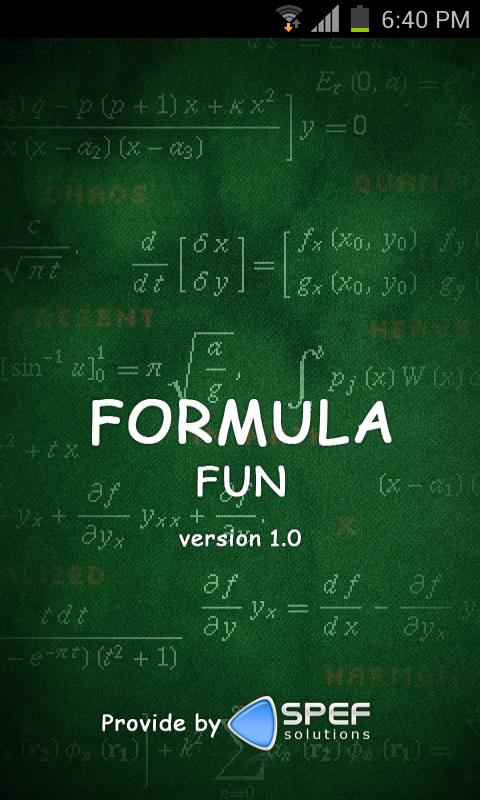 Formula Fun