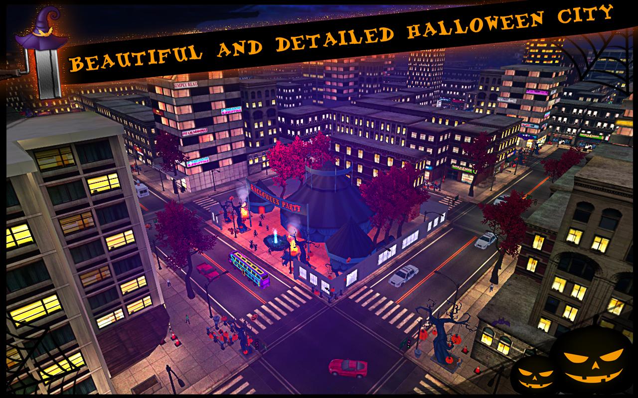 Halloween Bus: City Simulator