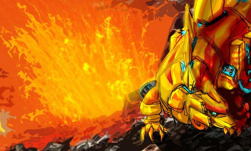 Dino Robot - Stego Gold