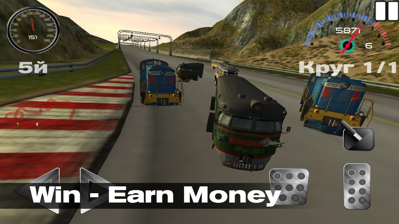 Russia Racing Train on Siberia