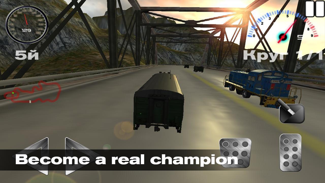 Russia Racing Train on Siberia