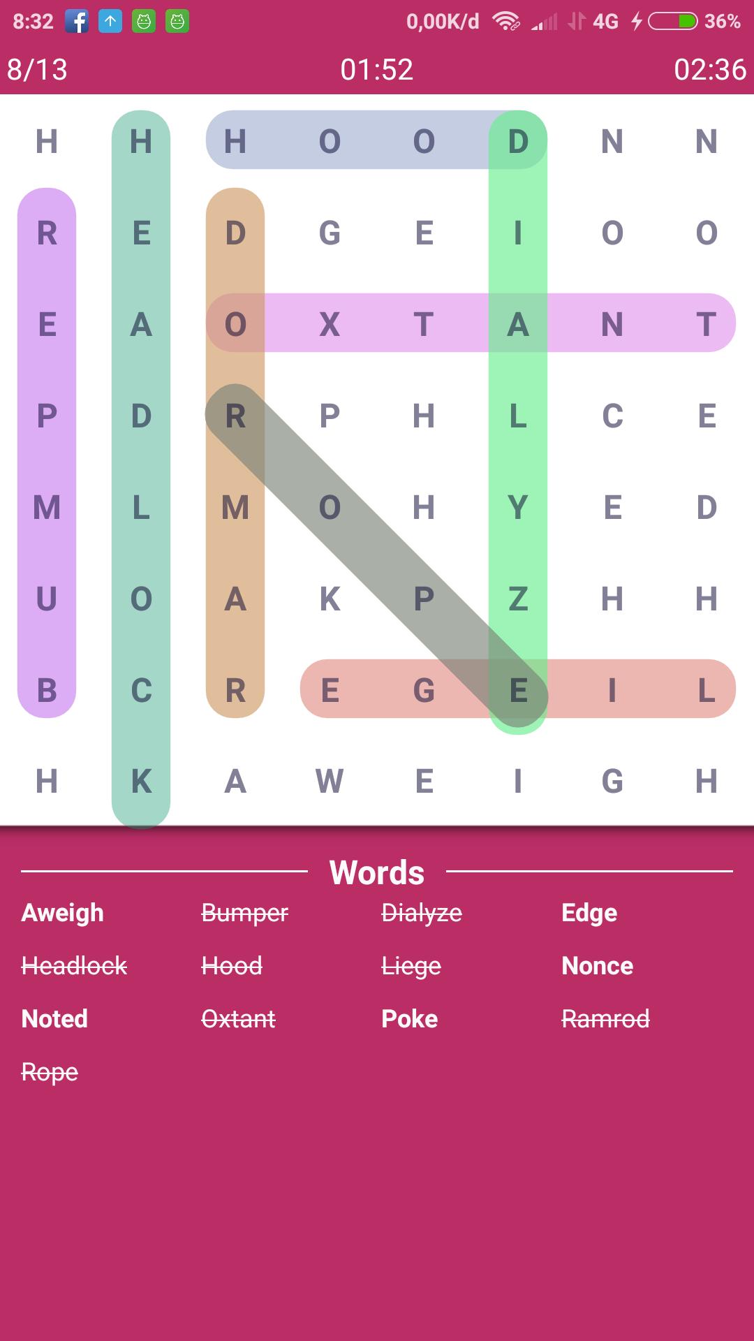 Simple Word Search Puzzle Game