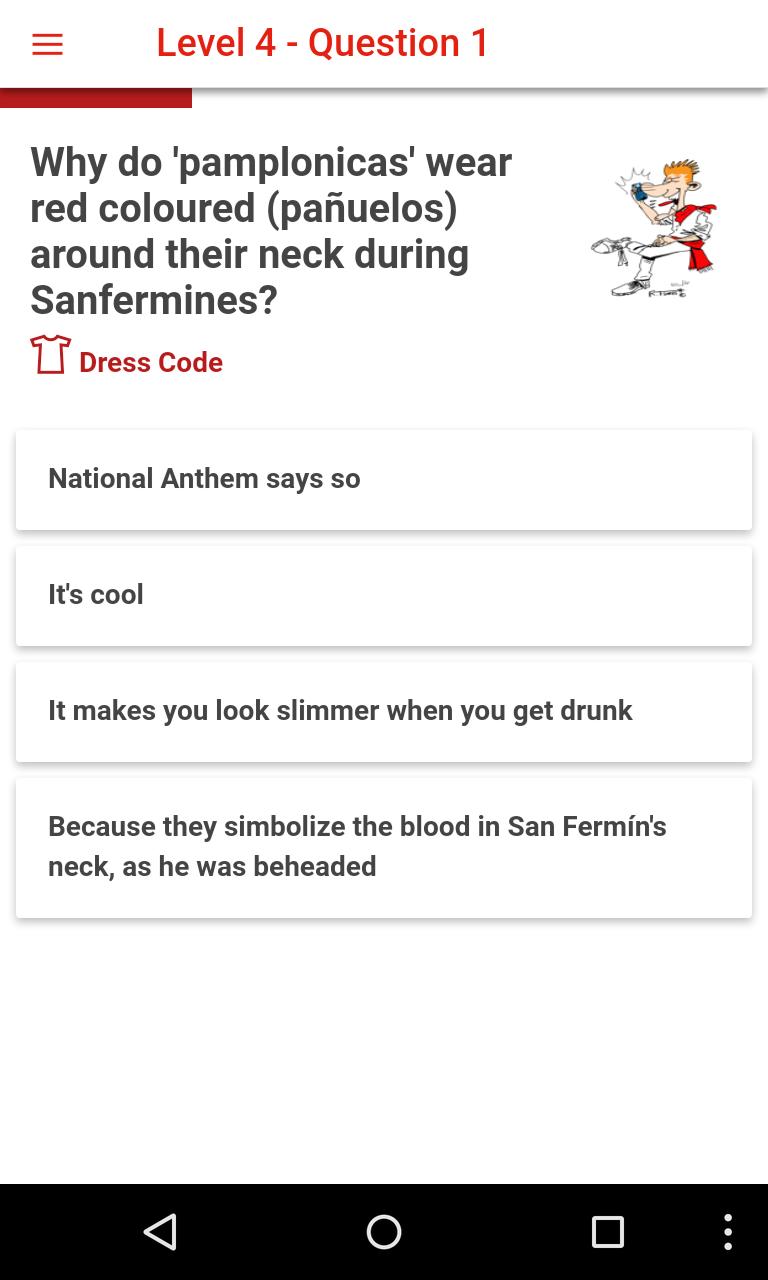 San Fermin Quiz