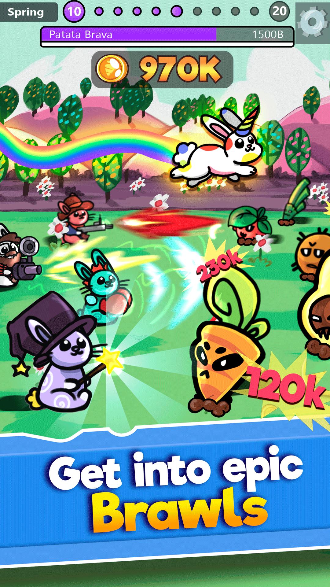 Brawl Rabbit Mercenary Nonstop Clicker