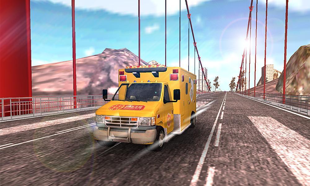 Pizza delivery truck