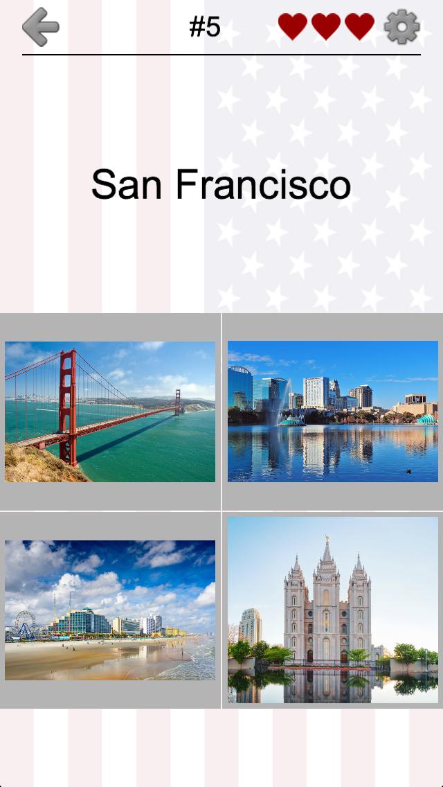 US Cities and Capitols Quiz