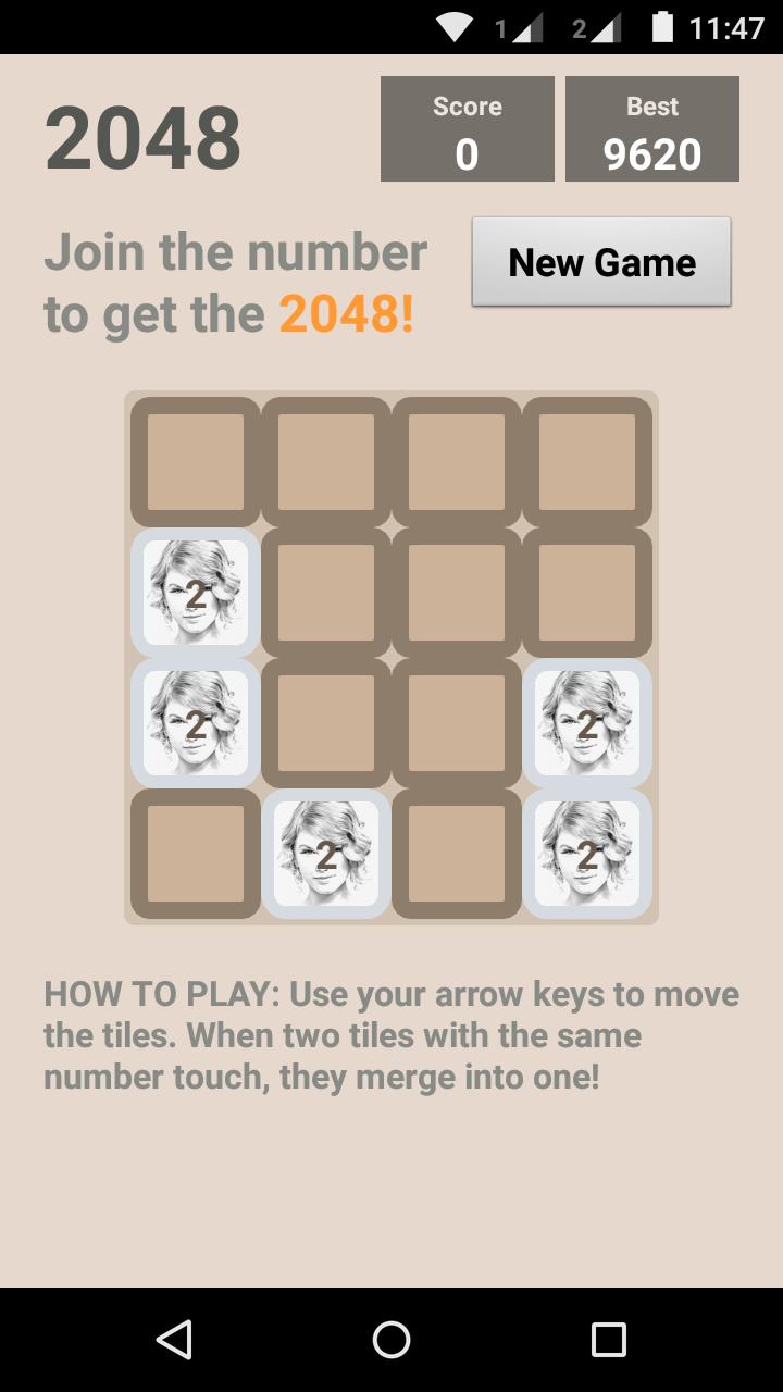 2048 : Taylor Swift Game