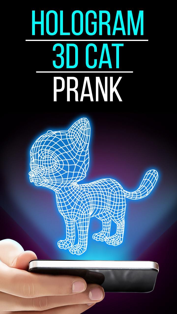 Hologram 3D Cat Prank