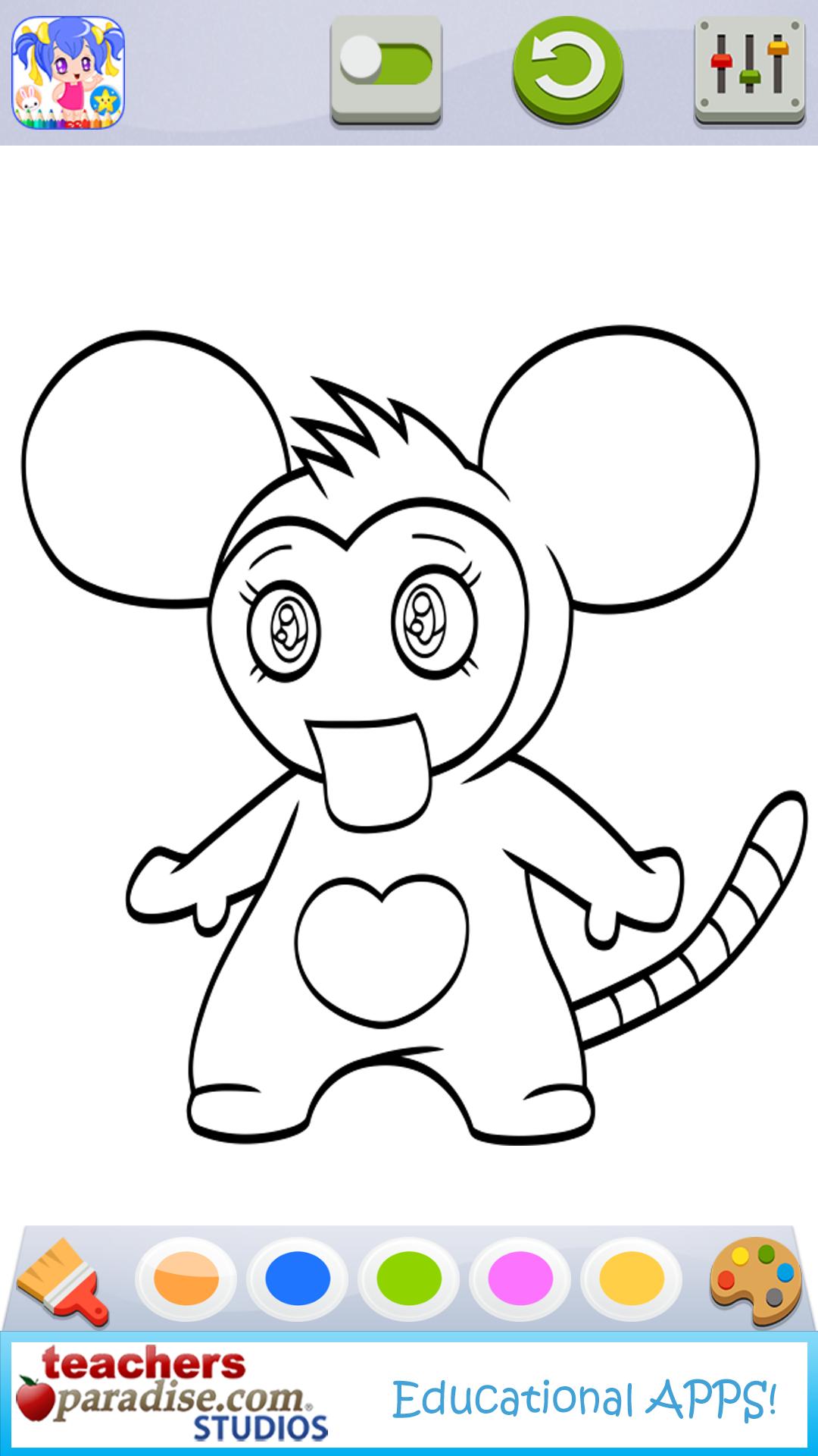 Anime Manga Coloring Book Game