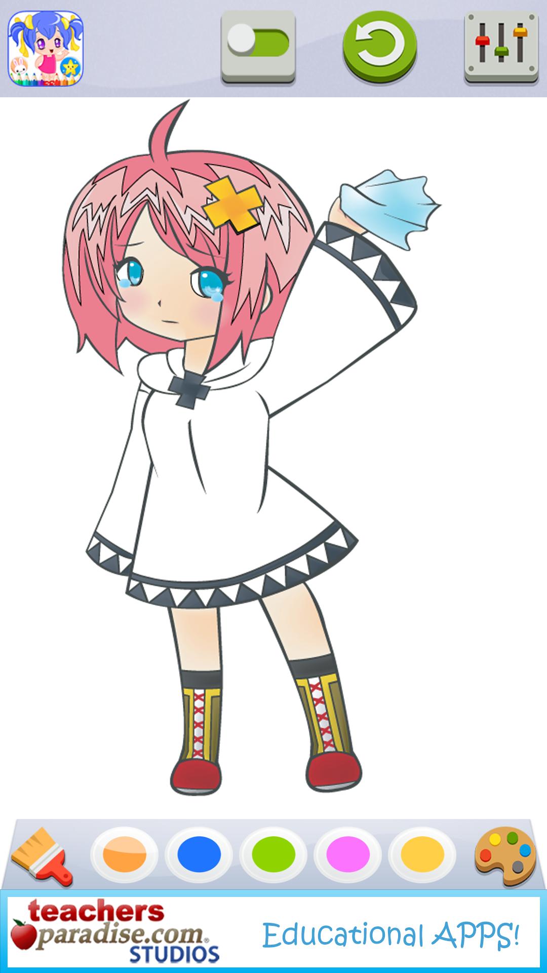 Anime Manga Coloring Book Game