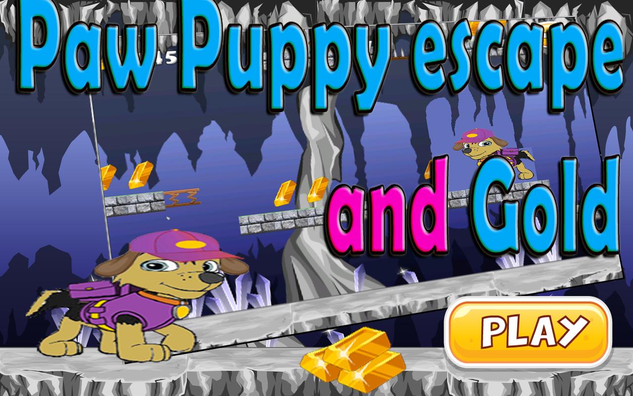 Paw Puppy Escape And Gold