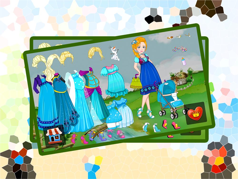 Mommy Icy Queen Dress Up