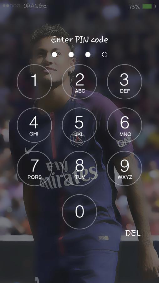 Neymar in PSG Lockscreen Live Wallpaper 2018