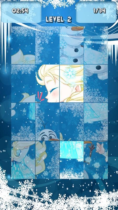 Ice Princess Frozen Puzzle