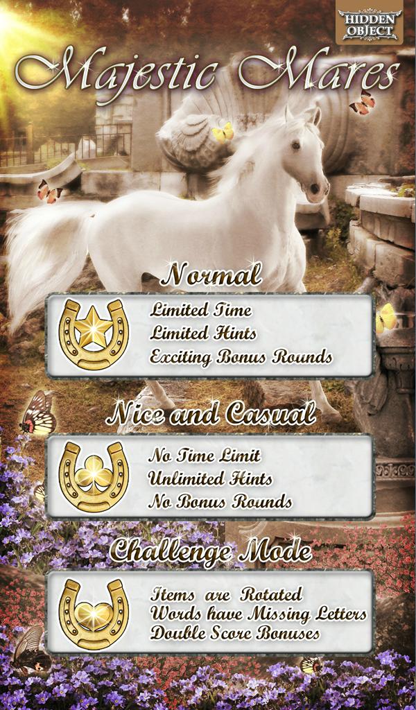 Hidden Object - Majestic Mares