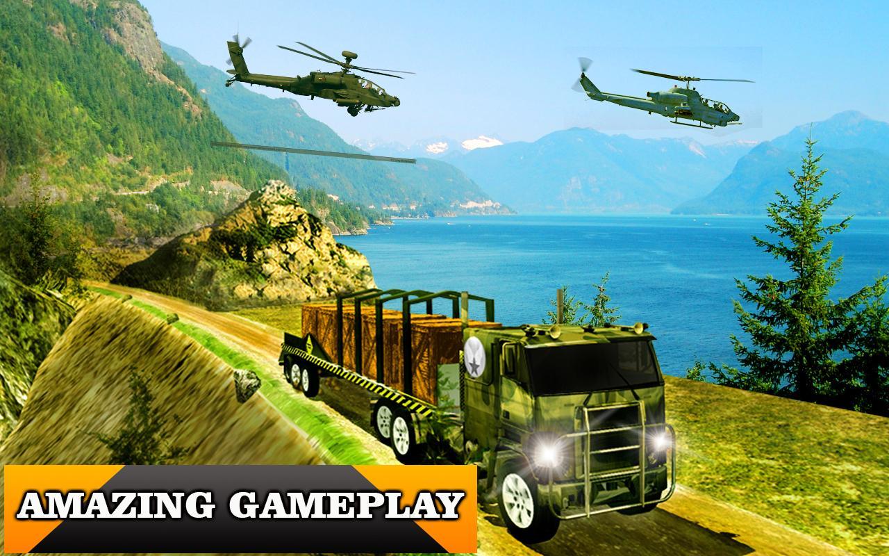 Army Cargo Truck Simulator : Transport cargo Army
