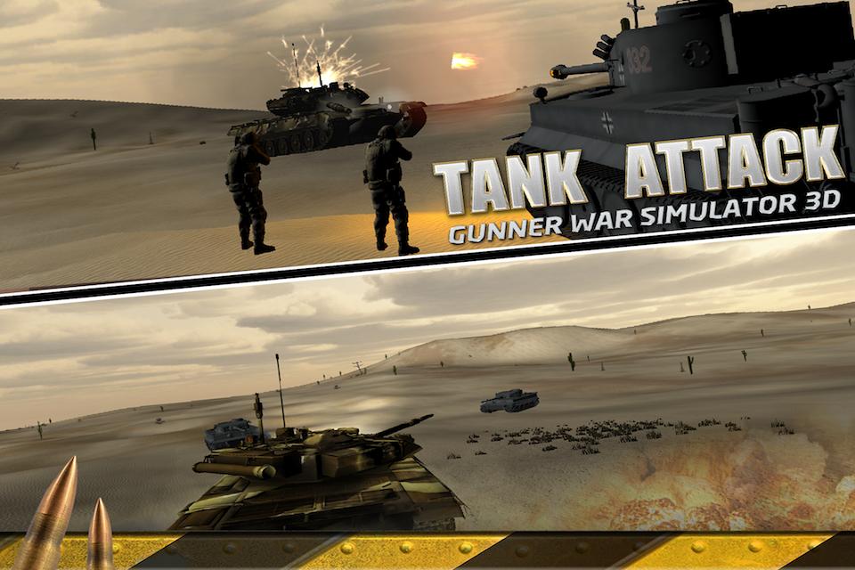 Tank Attack: Gunner War Sim 3D
