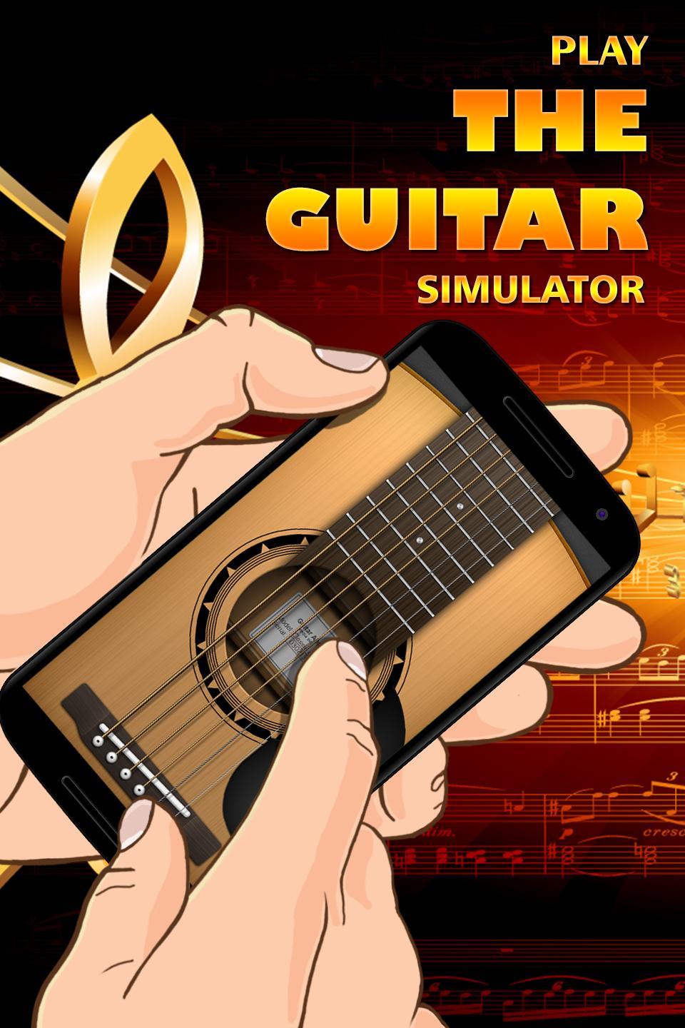 Play the guitar simulator