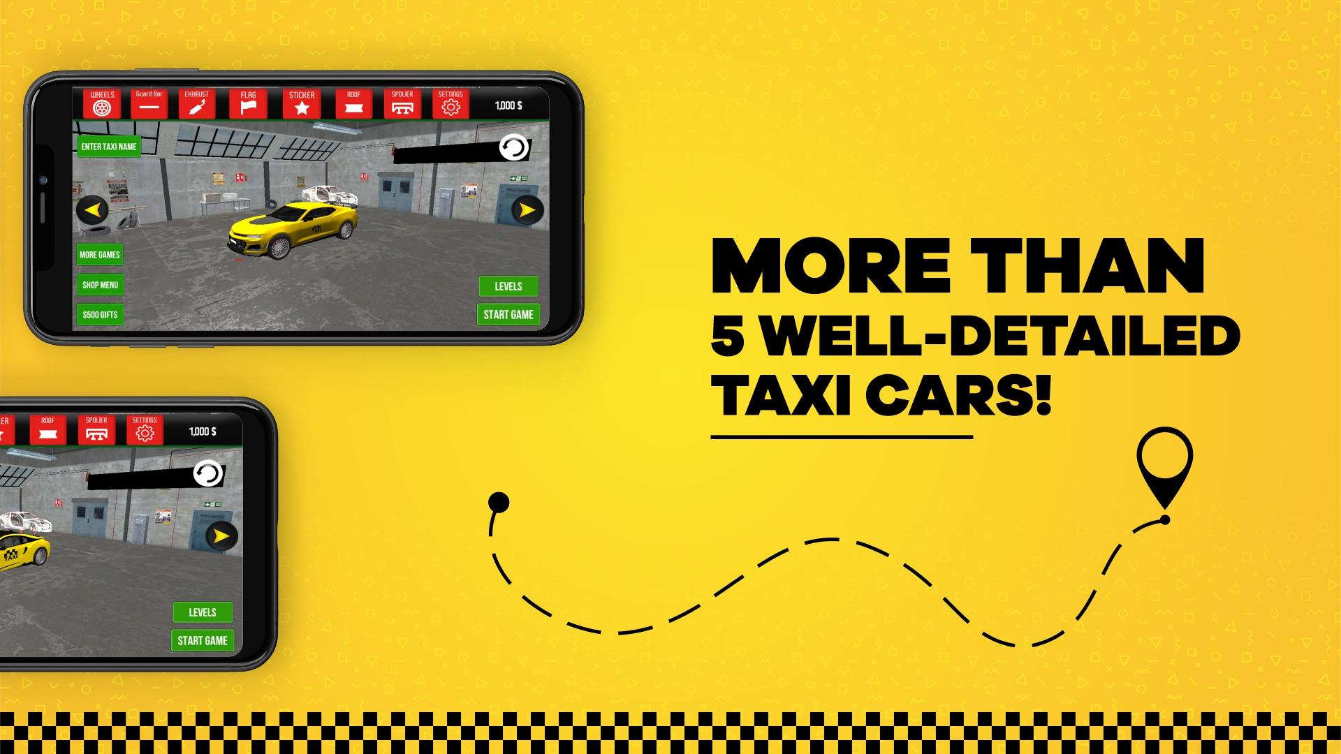 Taxi Simulator Car Drive Game
