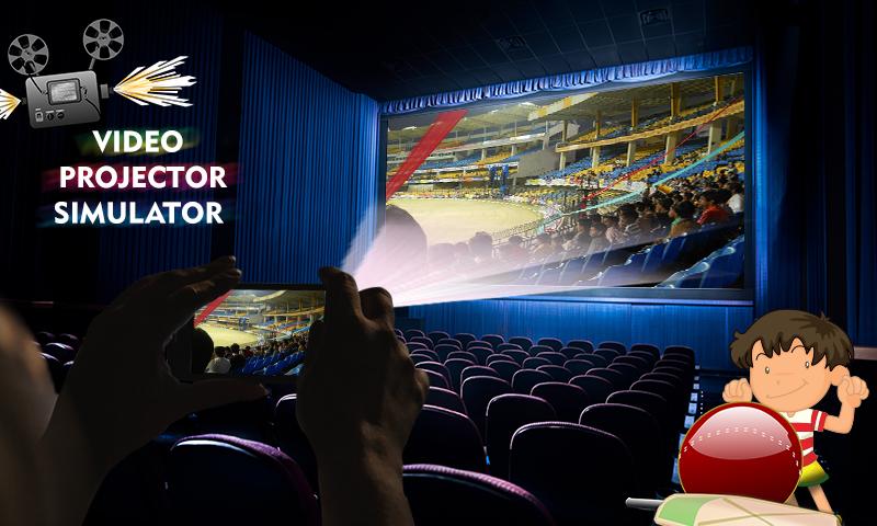 Live Video Projector Simulated