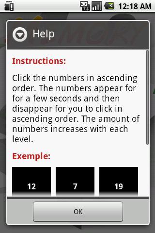 Training Memory - Game