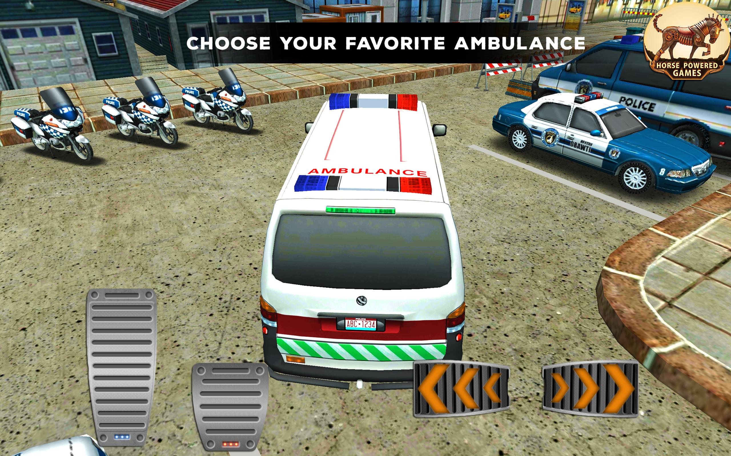 Ambulance Hospital Parking