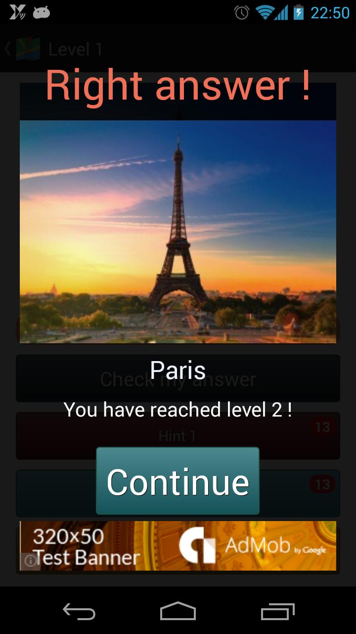 City Quiz - Guess the city