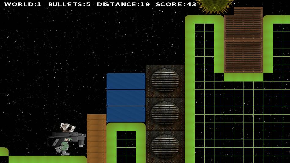 Cosmic Rakoon Big Guns Parody