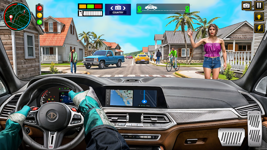 City Taxi Car Driving Game
