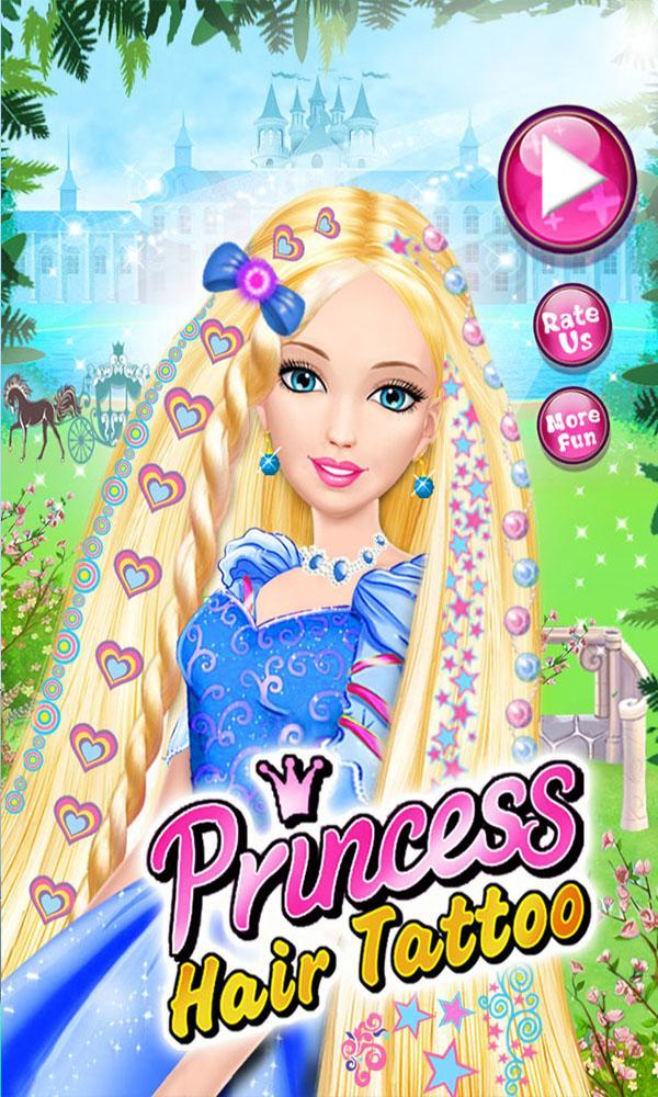 Princess Hair Tattoo Makeover