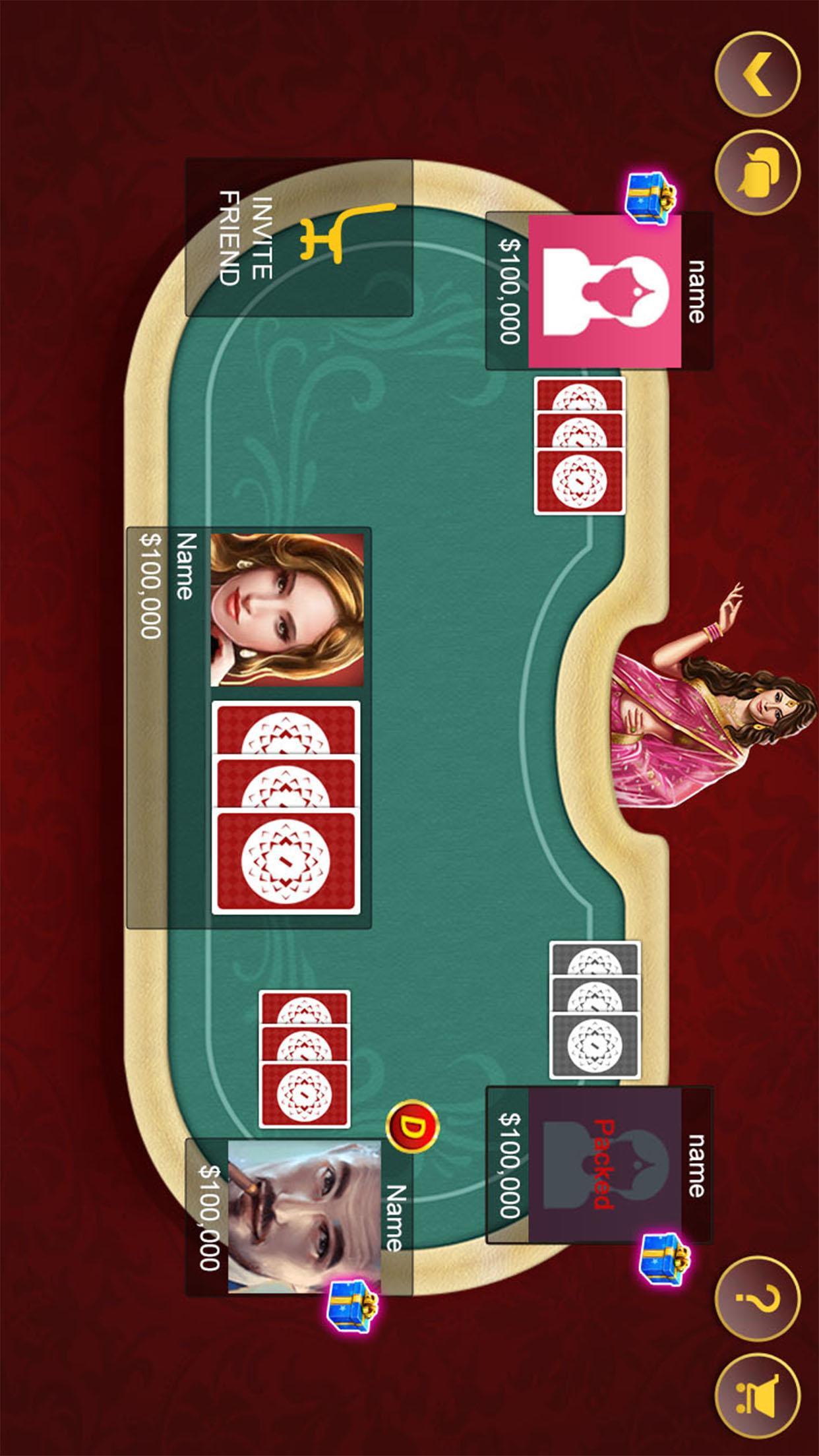 Teen Patti - 3A Indian Poker